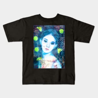 Moth Girl Kids T-Shirt